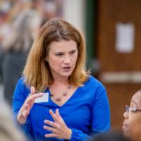 Attendees mingling prior to event start 28